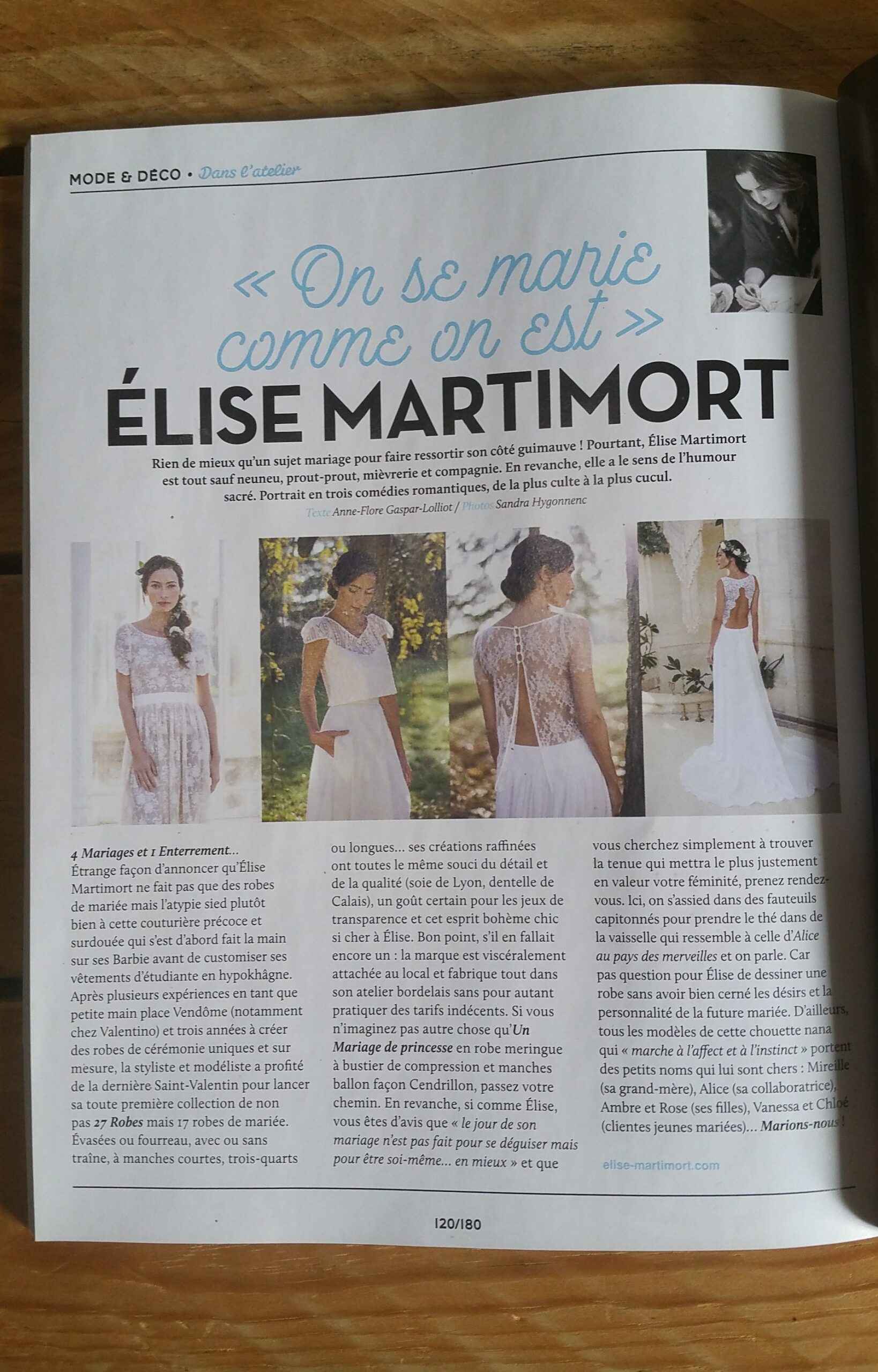 Un portrait dans le Vivre Bordeaux Juin 2017