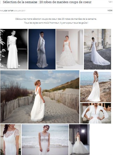 Coup de coeur du Wedding semaine 06/06/17 !