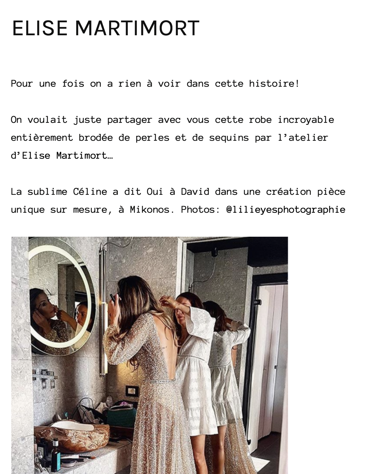 Merci à Lizeron pour cet article