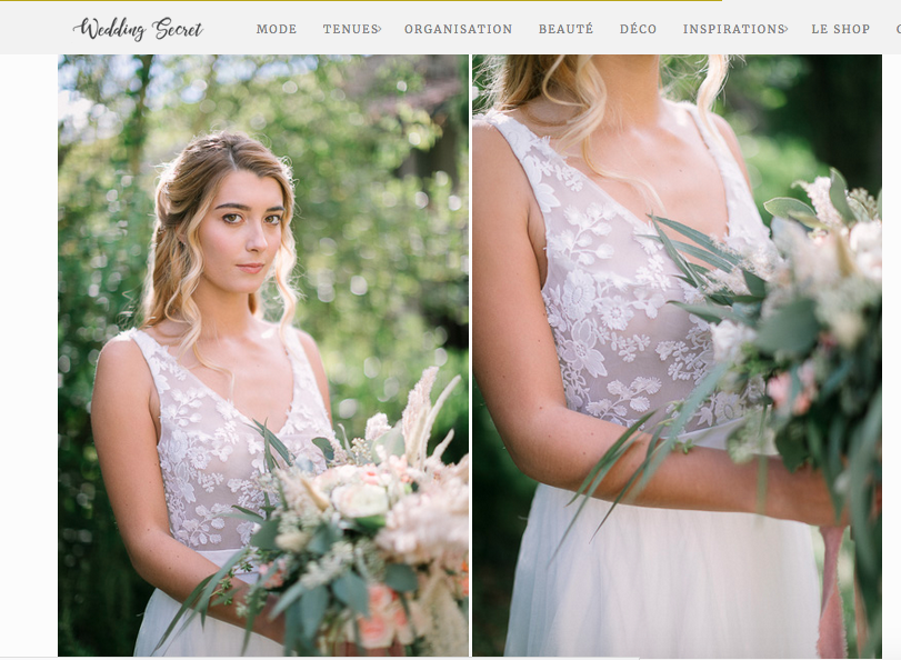 Wedding Secret – Shooting d’inspiration Mariage « Idylle »