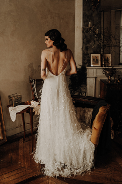 robe de mariee Ornella elise Martimort creatrice de robe de marine sur mesure