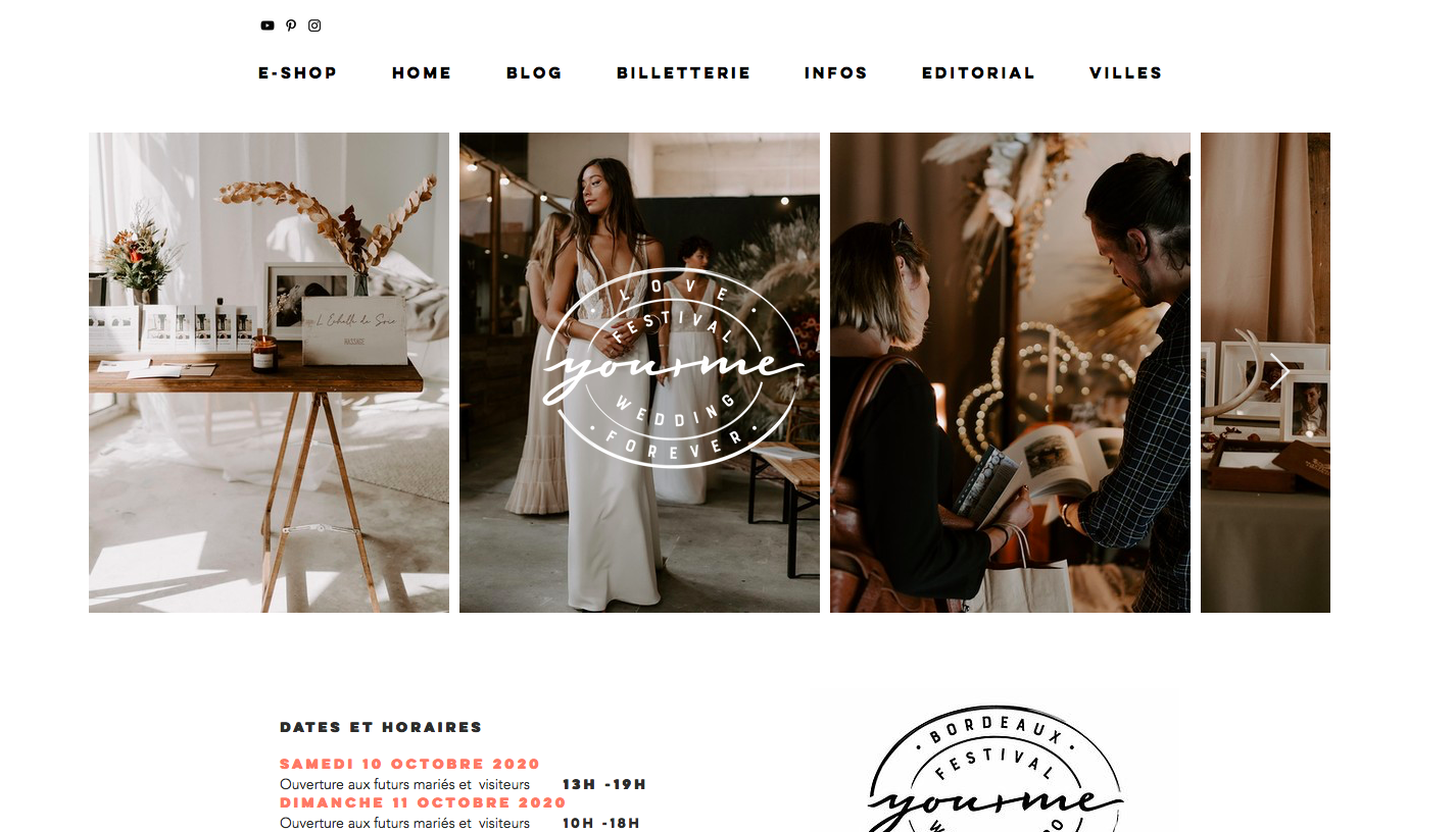 Retrouvez nous sur le Salon You and Me à Bordeaux, le week-end du 10/11 Octobre 2020