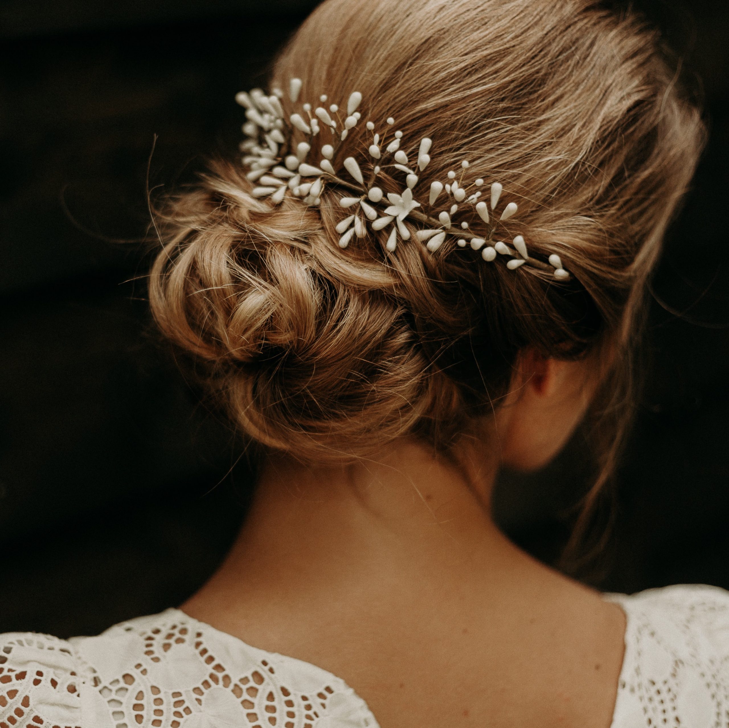 Bijou chignon Lizeron - Modèle Adélaïde