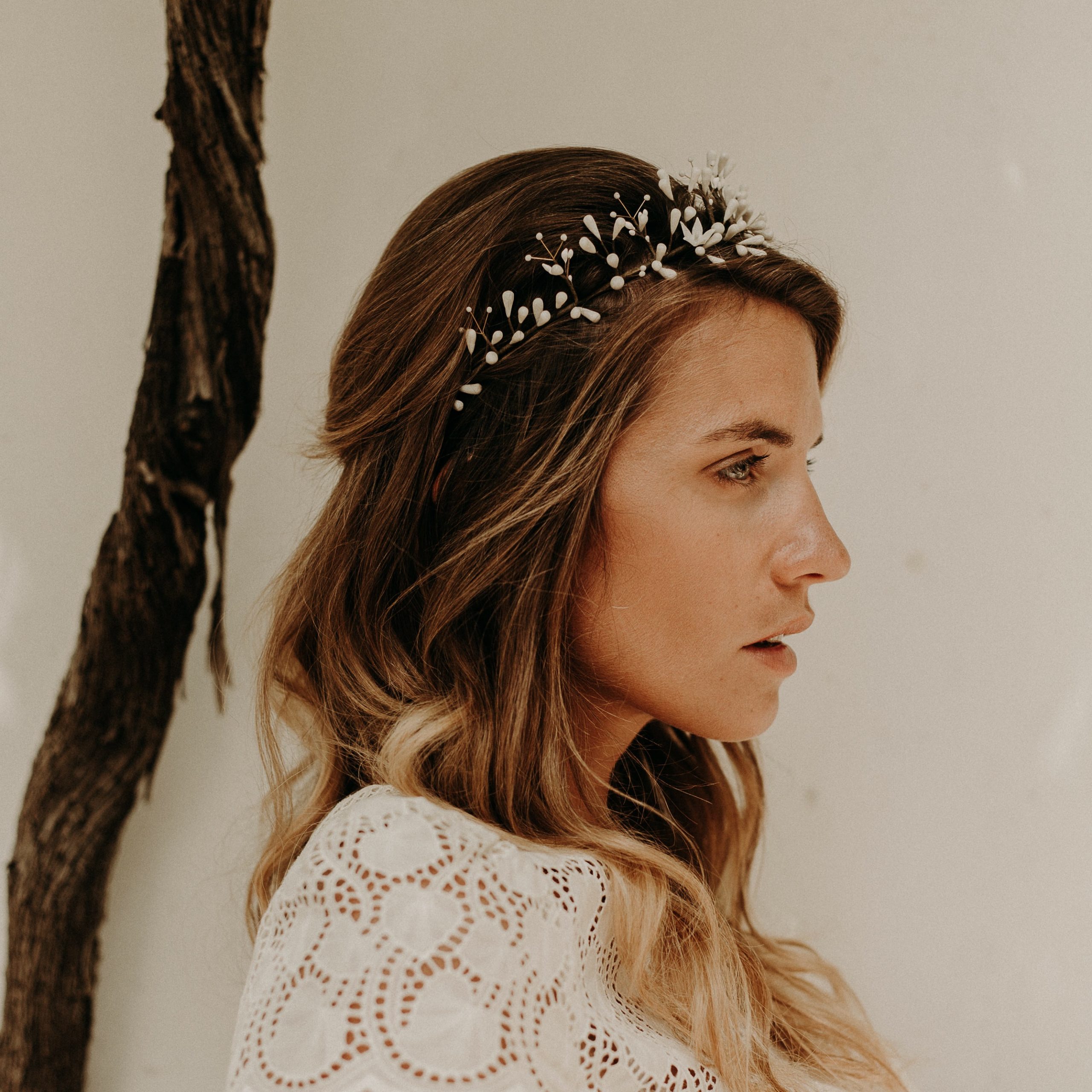 Accessoire cheveux mariage Lizeron - Modèle Minorque