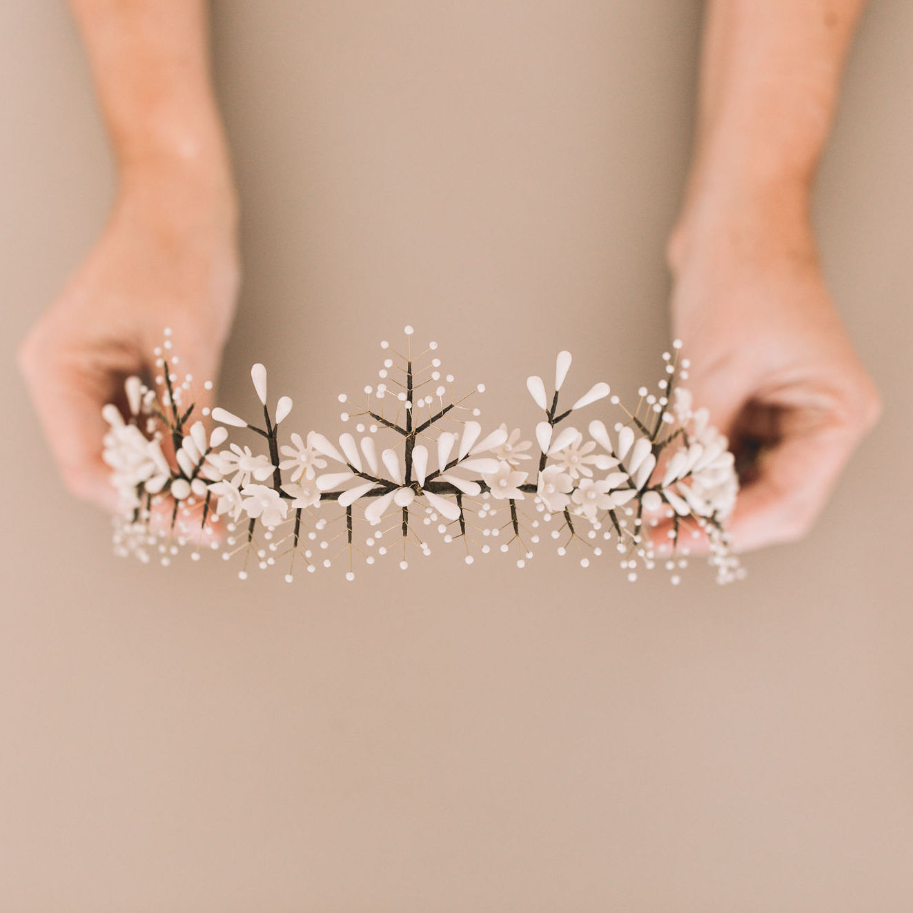 Accessoire cheveux mariee Lizeron Elise Martimort