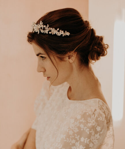 Couronne mariage romantique Lizeron - Modèle Pénélope