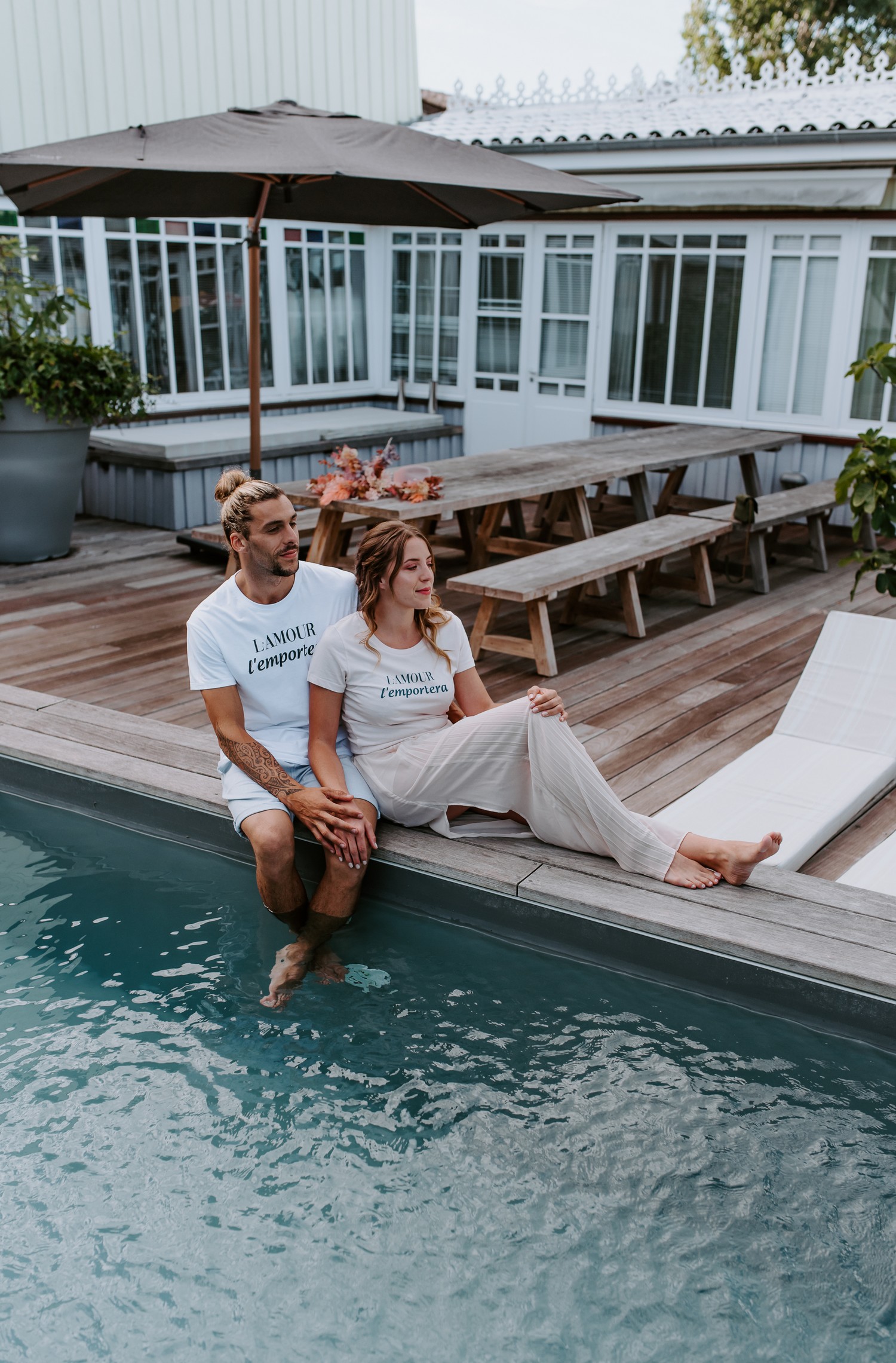 Prêt a porter T-shirt L'Amour l'emportera Duodem E-shop Elise Martimort