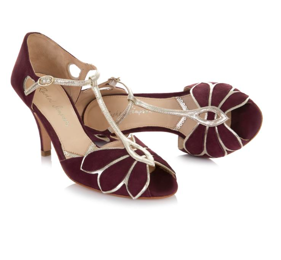 Chaussures prune mariage - Rachel Simpson - Mimosa Berry