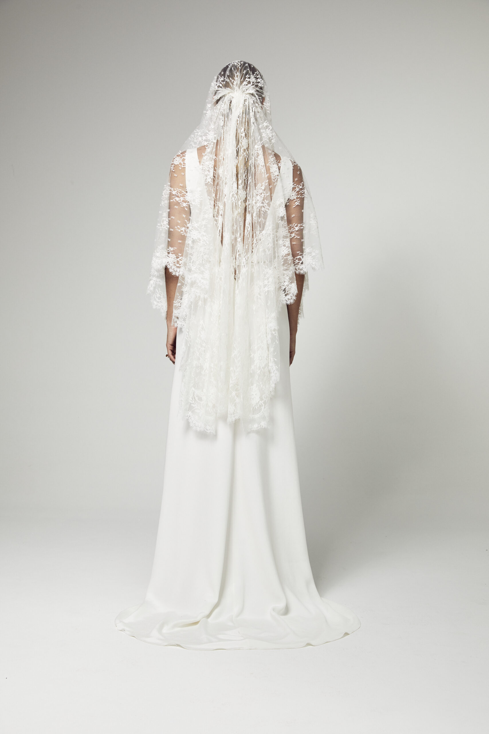 ELISE MARTIMORT - Voile mariage en dentelle de Calais ZÊTA