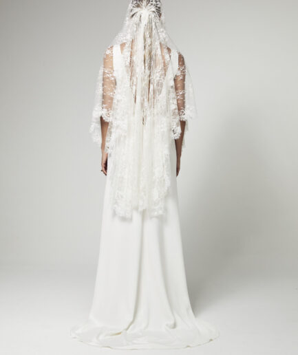 ELISE MARTIMORT - Voile mariage en dentelle de Calais ZÊTA
