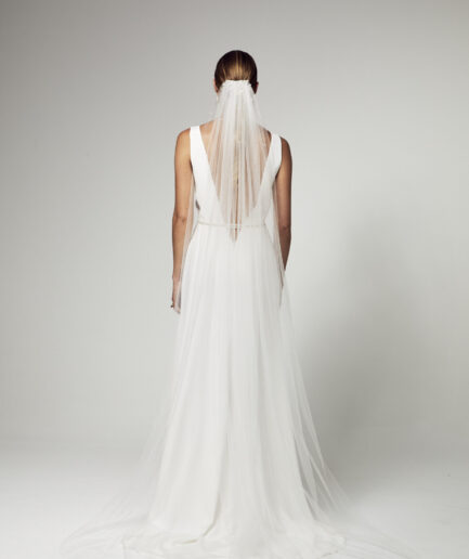 ELISE MARTIMORT - Voile mariage perles brodées main - IOTA