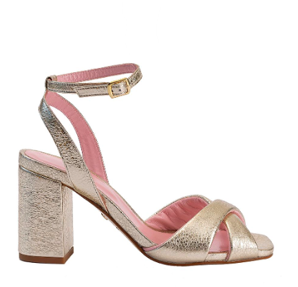 Sandales dorés femme - Coralie Masson - Cruella