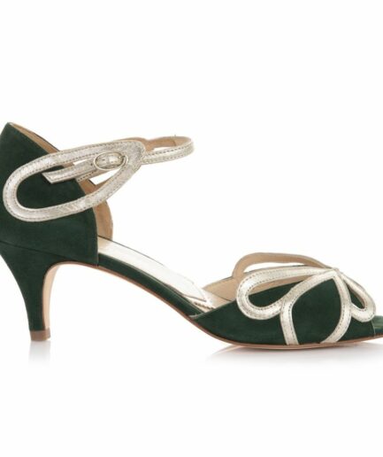 Chaussures retro - Rachel Simpson - Cecelia Forest Green
