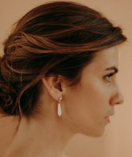 Boucles d oreilles Pauline Lizeron accessoire de la mariee