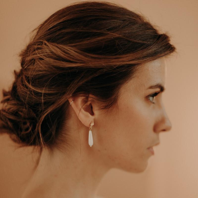 Boucles d oreilles Pauline Lizeron accessoire de la mariee