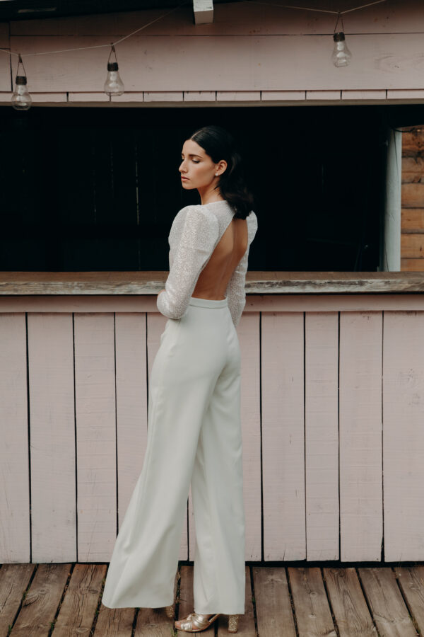 Combinaison mariage - ELISE MARTIMORT- Combinaison paillettes MILLENIUM STAR 10