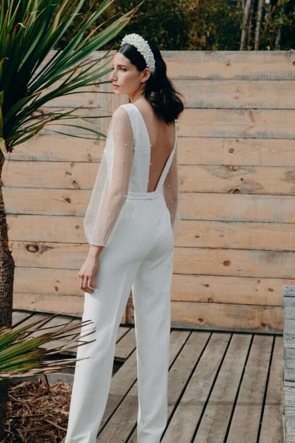 Combinaison mariage - ELISE MARTIMORT- Combinaison perles KOH I NOOR 04