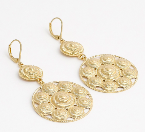 Boucles d'oreille double Apollon