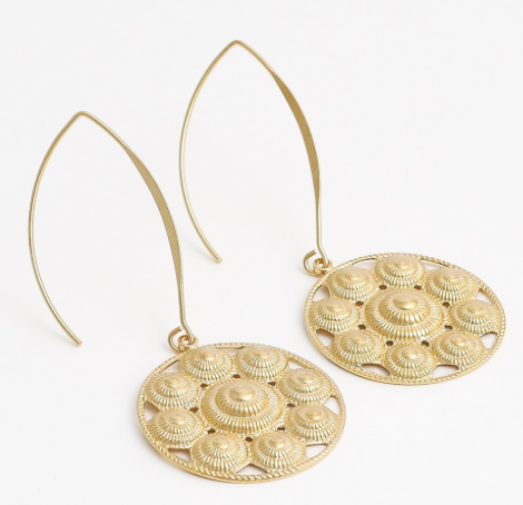 Boucle d'oreille mariage grandes cupidon - Bijoux Viadoli