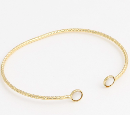 Jonc Bhakti nacre - Bijoux mariage Viadoli