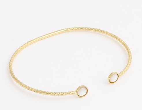 Jonc Bhakti nacre - Bijoux mariage Viadoli