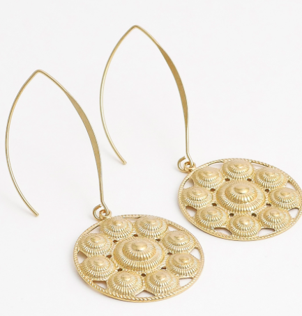 Boucle d'oreille mariage grandes cupidon - Bijoux Viadoli