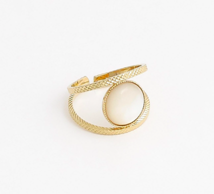 Bague Cupidon nacre - Bijoux mariage Viadoli