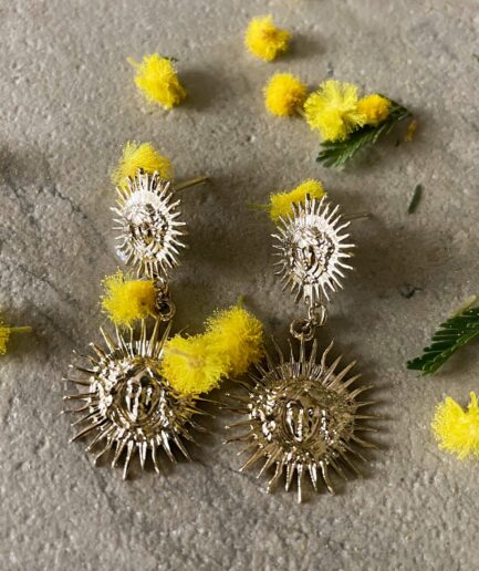 Boucles d'oreilles Lizeron - Modèle Soleil