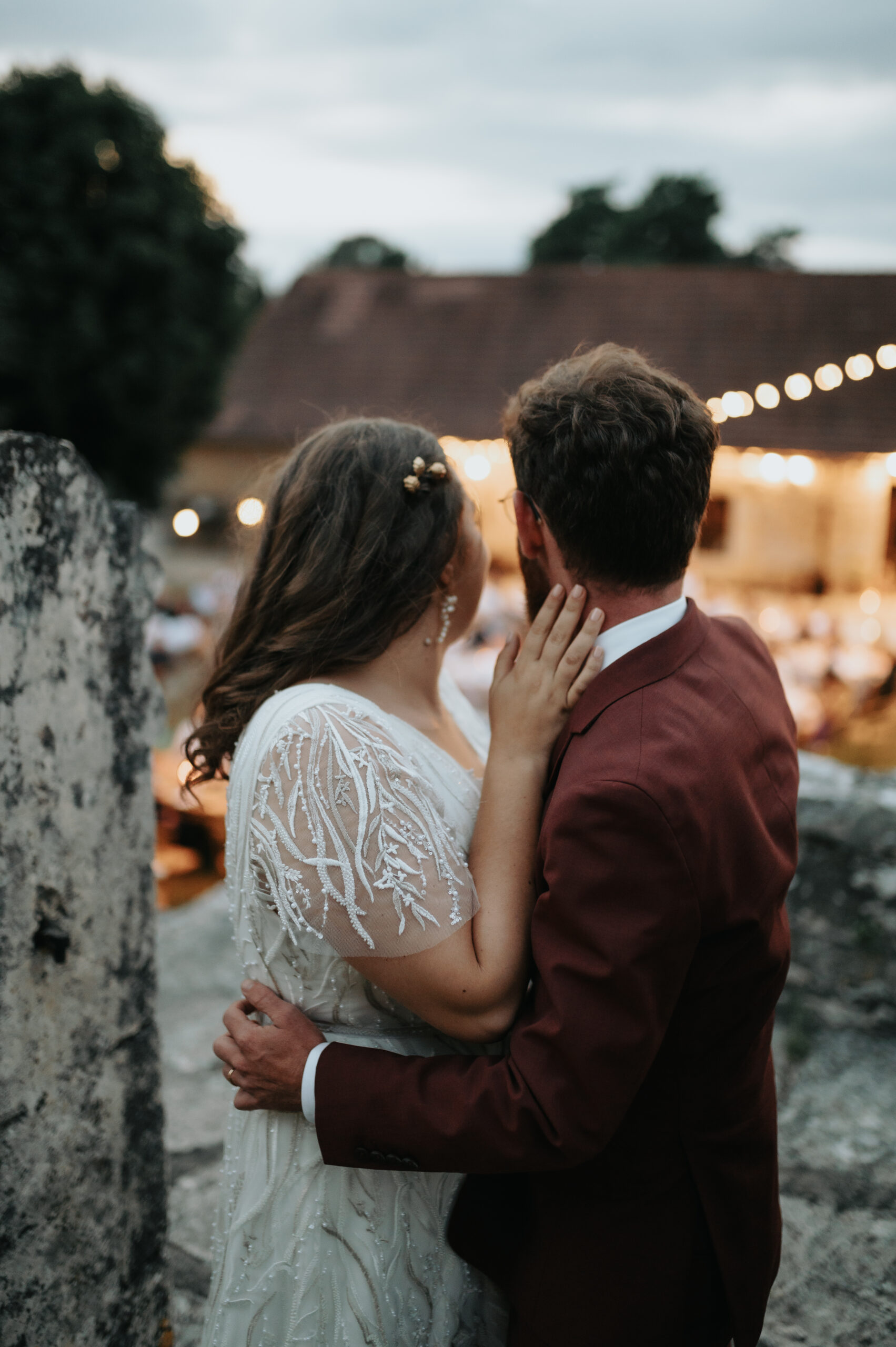 Alizée et Isaac, robe Elise Martimort