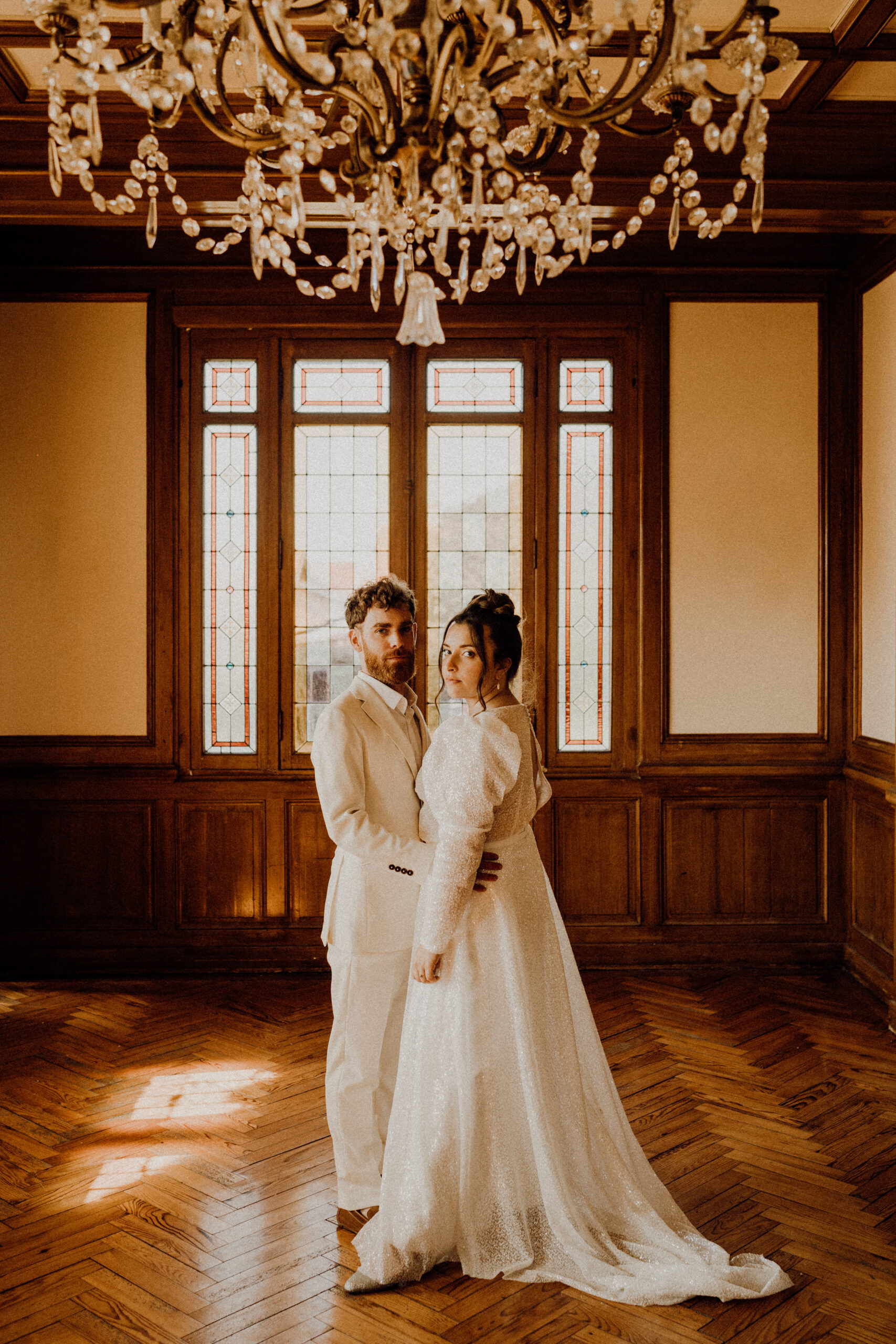 Alizée et Isaac, robe Elise Martimort